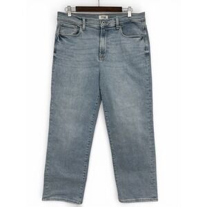 Kensie The Ella High Rise Straight Leg Jeans Vintage Luxe Marina Blue Size 12/31